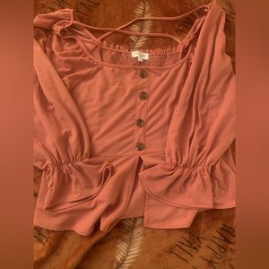 Pink blouse